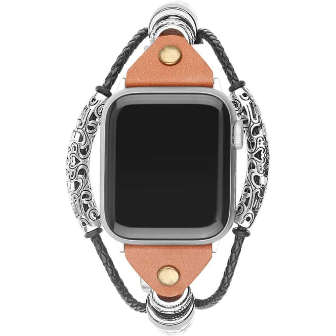 2+1 | Apple Watch Bandje - Leer - Sieraad Robuust