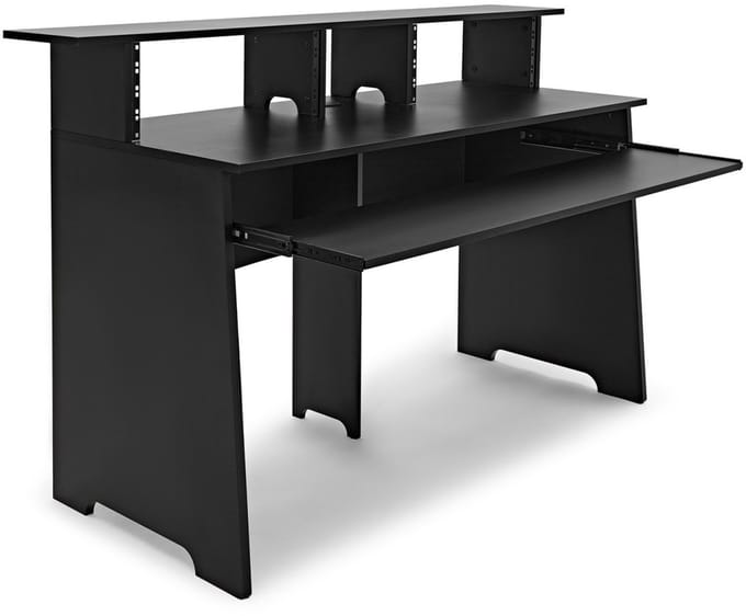 modul 3-Tier Pro Audio 8U Studio Desk, Zwart