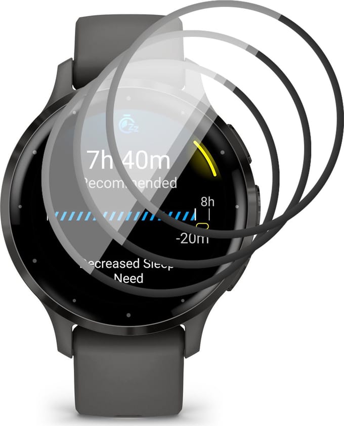 Screenprotector geschikt voor Garmin Venu 3s - 3x FlexGuard Screen Protector