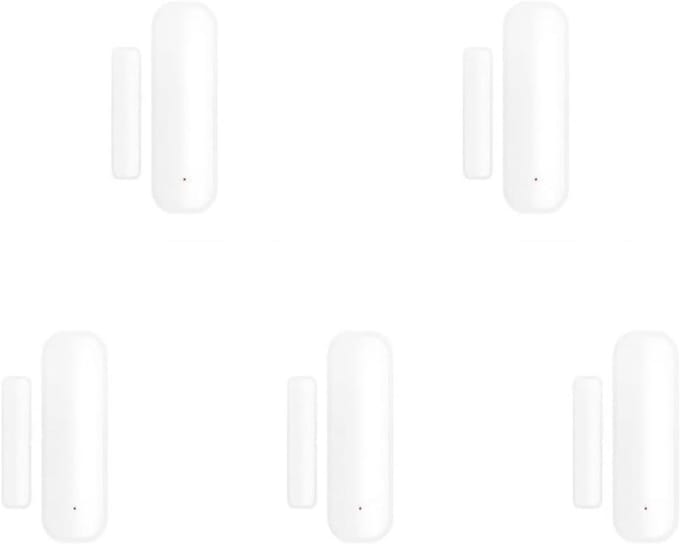Deuralarmen - Slimme Sensor - Huisbeveiliging - WiFi Connect - 5 Stuks - Wit