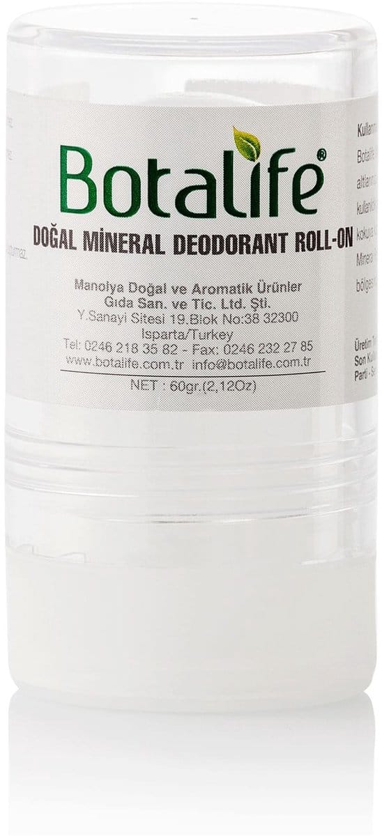 Botalife - Roll On - %100 Natuurlijke Deodorant - Mineraal Deodorant Roll On- Roller - 60 gr