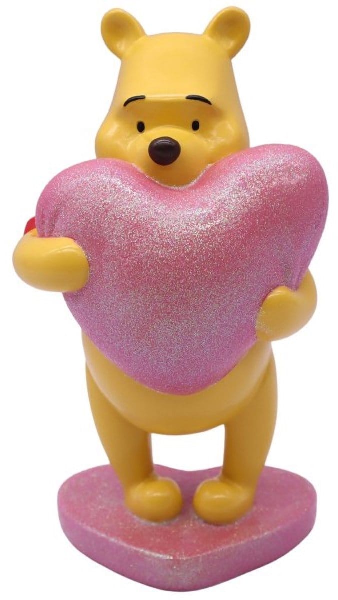 Disney Home 3D Statue - Winnie The Pooh With Heart