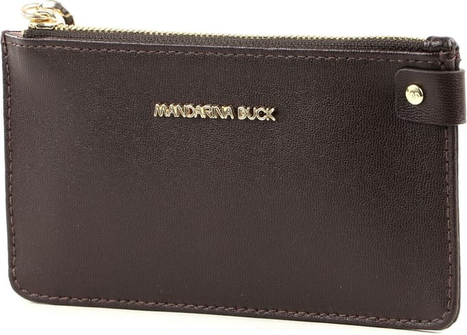 MANDARINA DUCK Leren Kaarthouder Luna Credit Card Holder Mole Donkerbruin