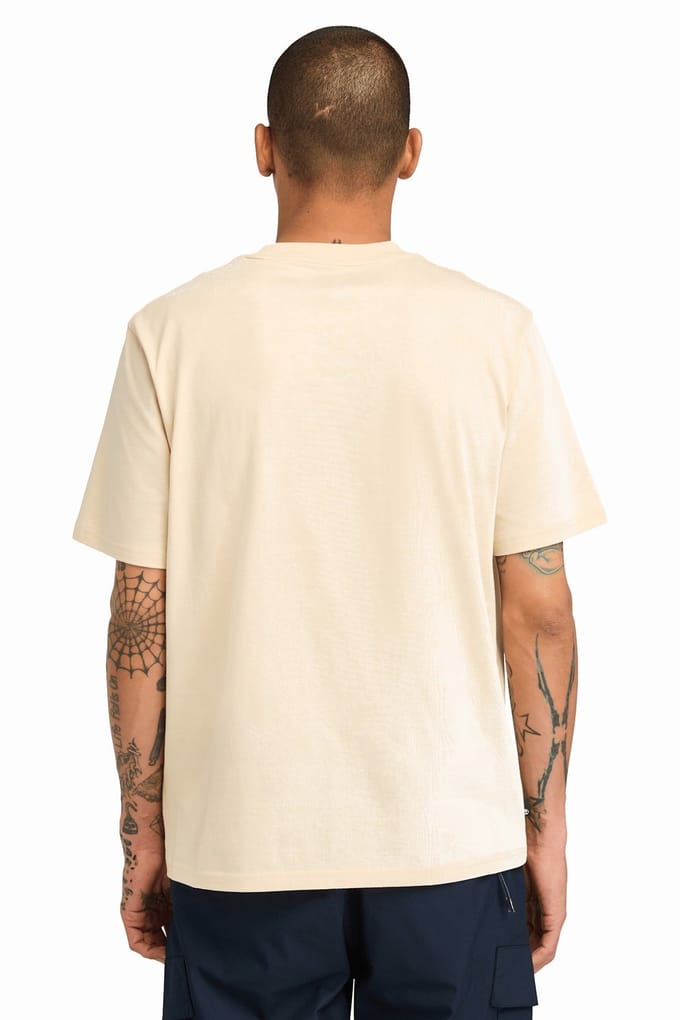 Timberland Hampthon Short Sleeve Tee Angora Größe: M | Basic T-Shirts Outlet | Herren | Grau