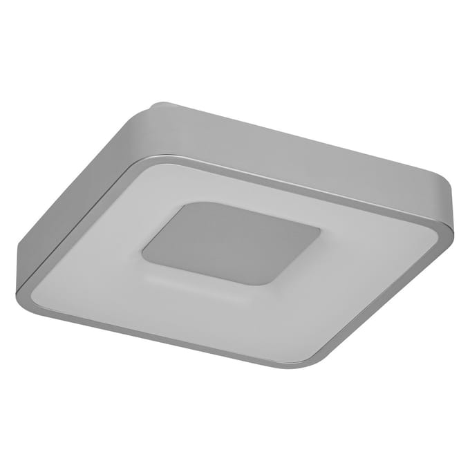 OSRAM ORBIS Piana LED Plafondlamp 290mm, 16W, 3000K warm wit, Click-DIM, Zilver, Metaal, IP20
