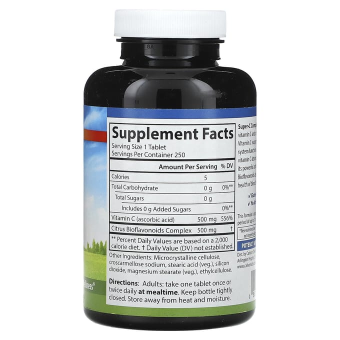 Super C Complex, Plantaardige Tabletten 250 Tabletten