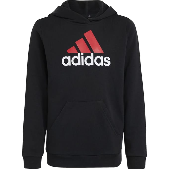 Hooded sweatshirt groot tweekleurig logo katoen kind adidas Essentials