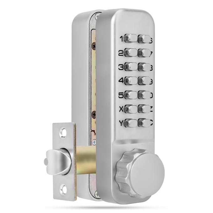 Cadenas à code mécanique MiNi à chiffres Sécurité de porte Mot de passe Cadenas codé white