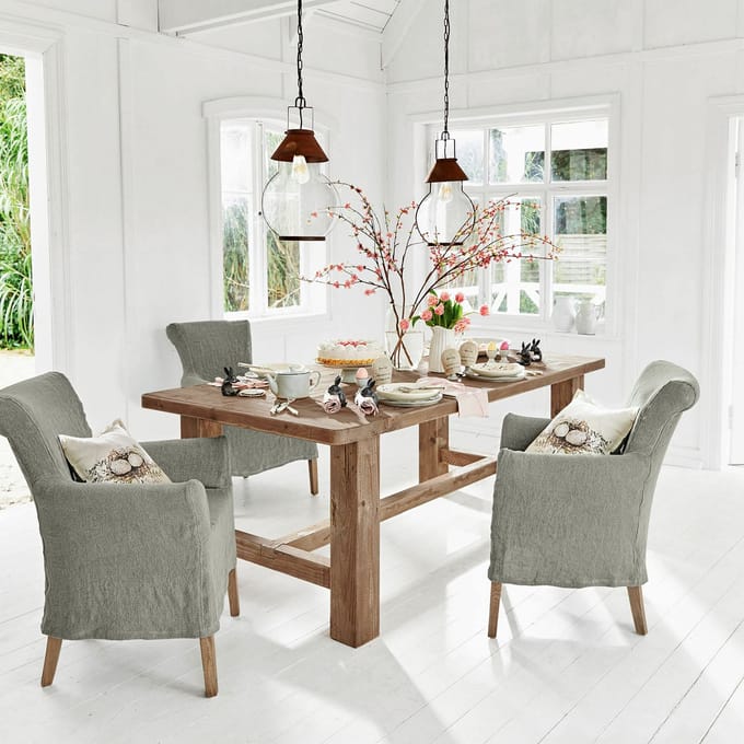 LOBERON Tafel Oteley antiekbruin