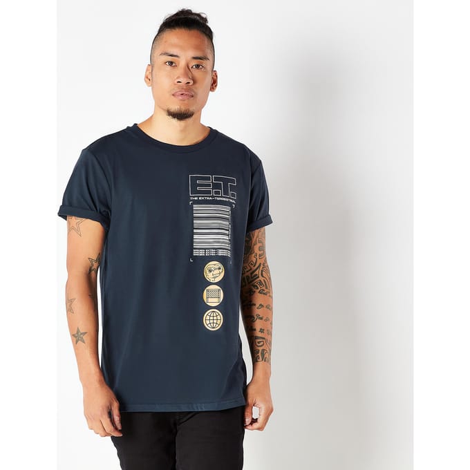 E.T. the Extra-Terrestrial Men's T-Shirt - Navy - S