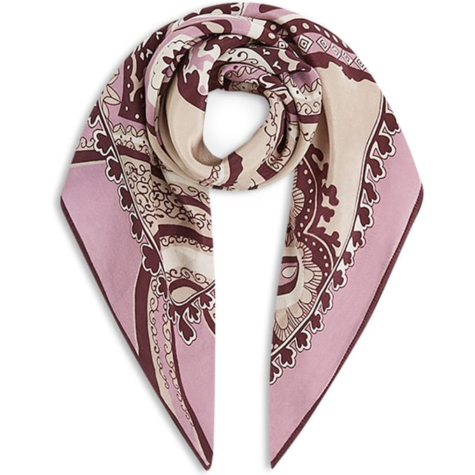 Summum Scarf Satin Sjaals Multicolor 8s1105-8617