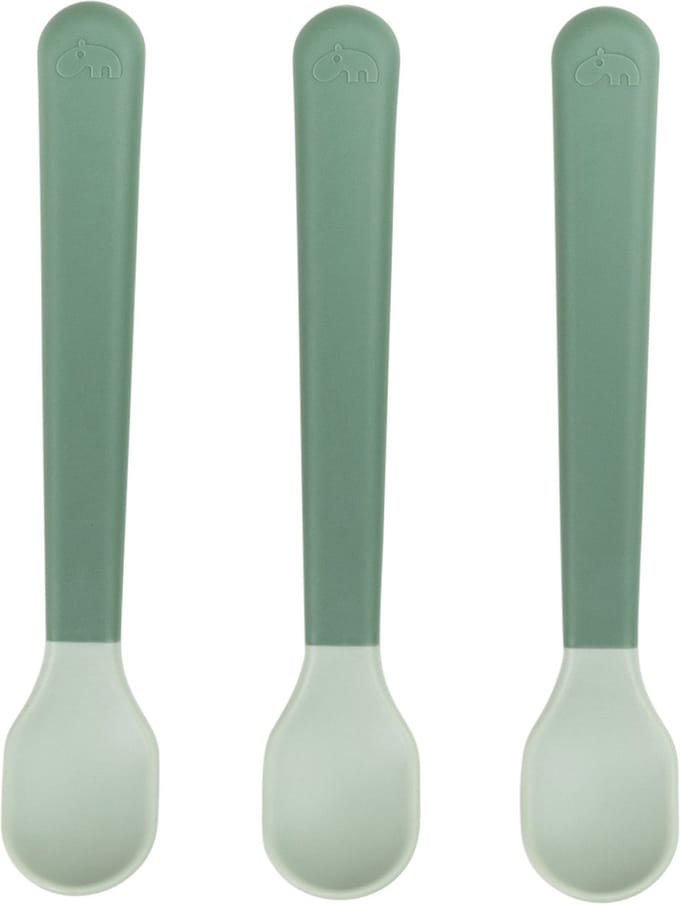 Done By Deer Easy Grip Lepels - 3 Stuks - Green