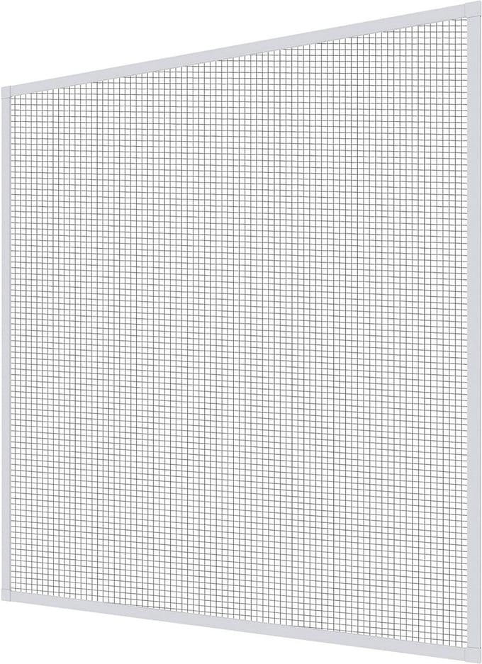 Insectenhor vliegengaas aluminium frame 120 x 150 cm - individueel in te korten - wit