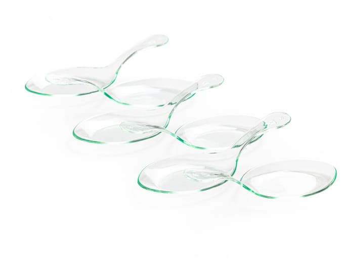 Amuselepels Herbruikbaar – Chique Plastic Lepels – Set van 6 – Voor Amuses of Tapas – 3BMT®