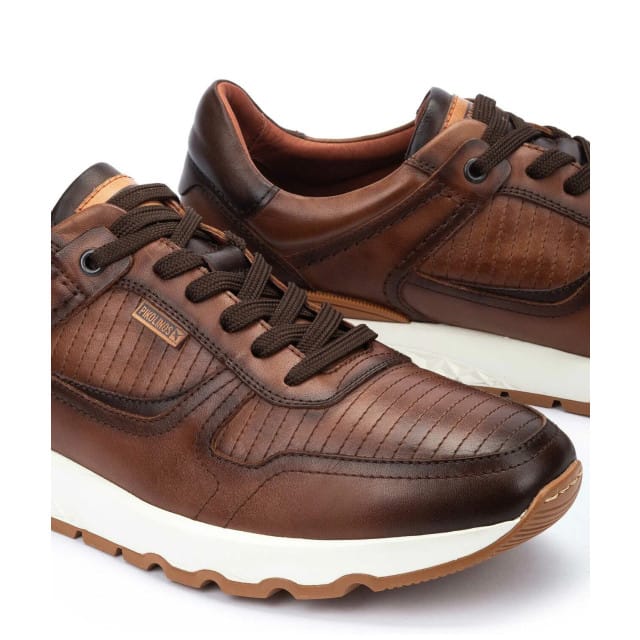 Pikolinos Aranda - heren sneaker - Bruin - maat 41 (EU) 7 (UK)
