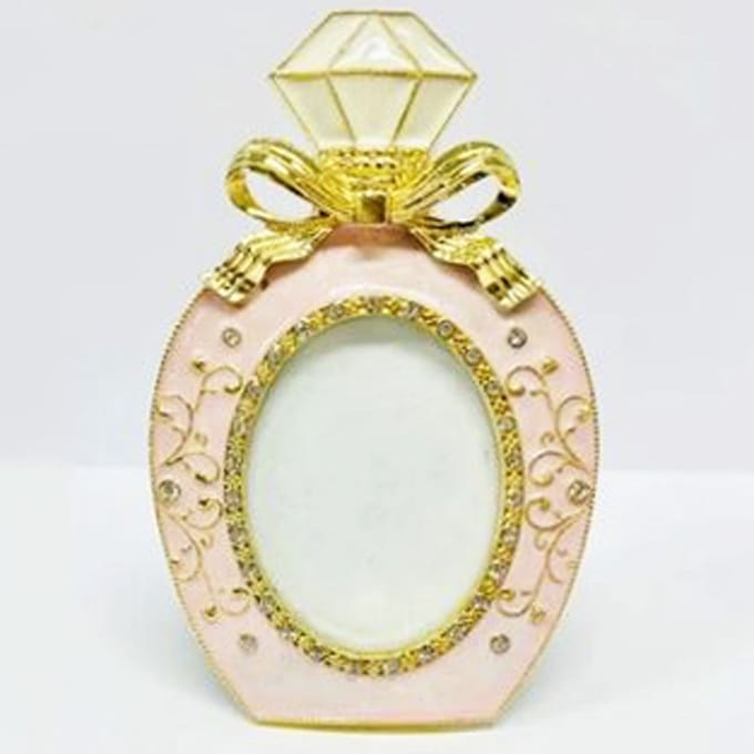 Meander - Fotolijst - Parfumflesje - Roze - 5 x 6 cm