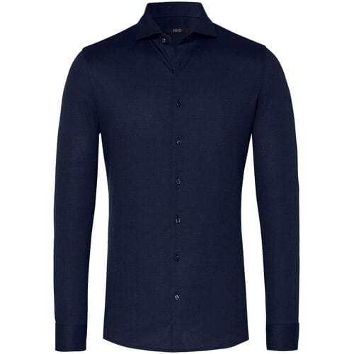 Desoto Luxury Overhemd Regal Twill Design Navy / male