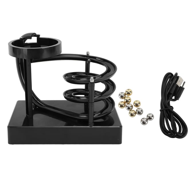 Perpetuum Mobile Knikkerbaan Educatief Oplaadbaar Rollende Bal Perpetuum Mobile Speelgoed Wetenschap black