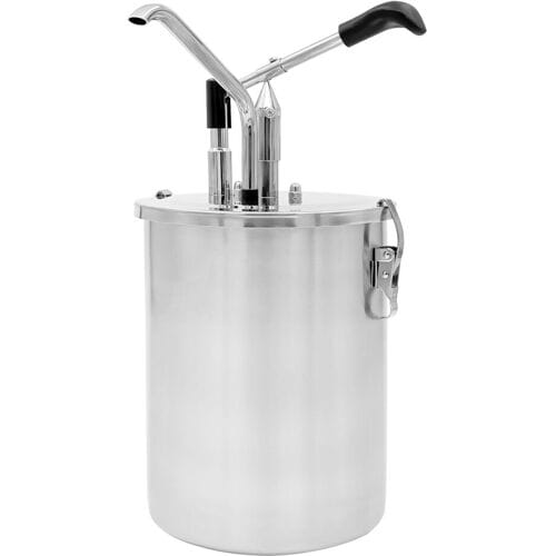 GGM Gastro Saucen-/ Dosierspender - 8 Liter - mit Behälter & einstellbarer Dosierung