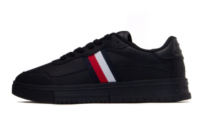 Tommy Hilfiger Supercup Leather shoes FM0FM04824 size 44 44 zwart