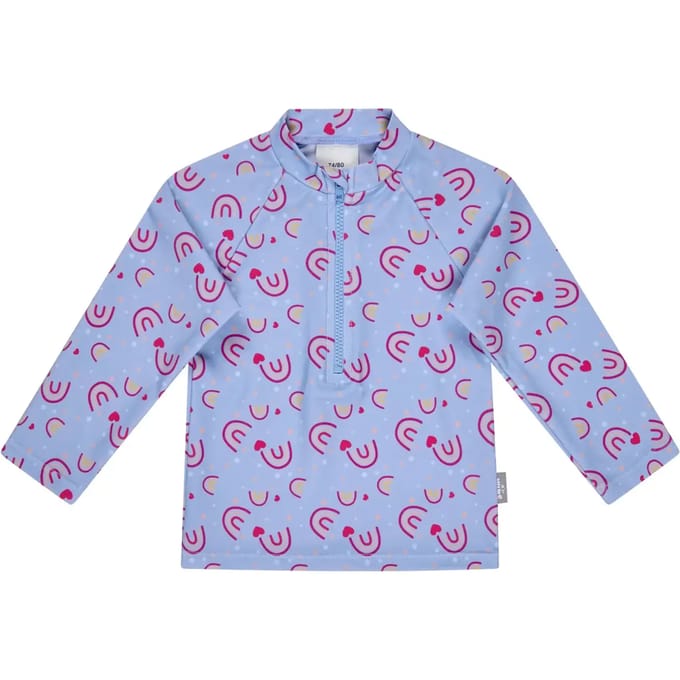 Lange mouwen bade T-shirt voor baby's meisje Sterntaler Arc-en-ciel