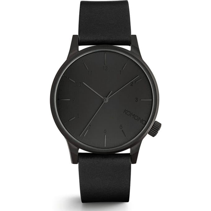 Komono - Horloge Winston Regal - Zwart - Ø 41mm