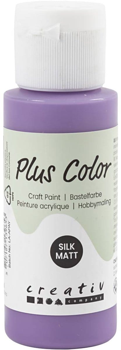Plus Color Acrylverf, dark lilac, 60 ml/ 1 fles