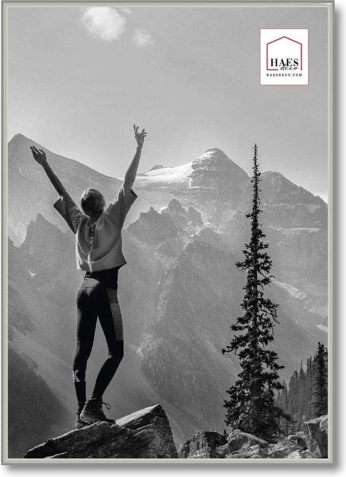 HAES deco - Kunststof fotolijst 50x50 zilver Easy Frame - EF18S