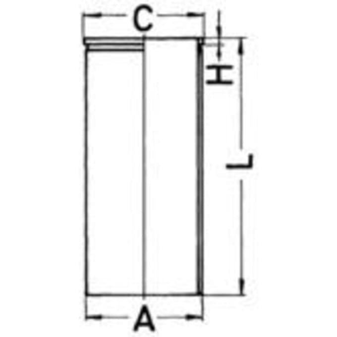 Voering, cilinderkop KOLBENSCHMIDT 88750190