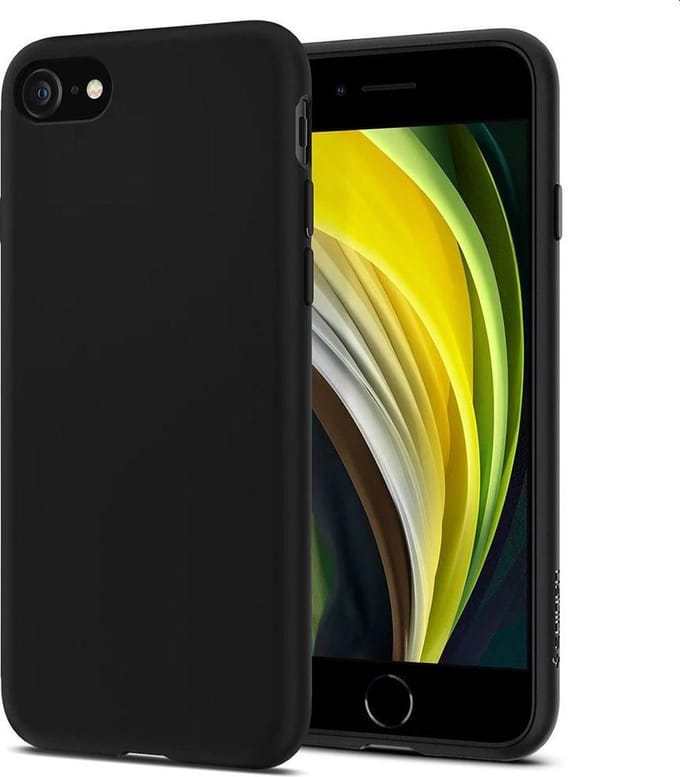 Spigen Liquid Crystal Apple iPhone 7 / 8 Hoesje Black