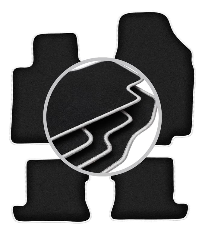 CARLUX-SILVER automatten voor: Nissan Micra K12 CC cabrio (2003-2010)