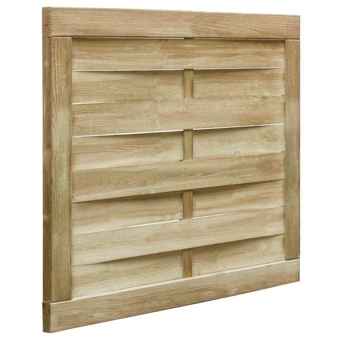 vidaXL - Poort - 100x75 - cm - groen - geïmpregneerd - grenenhout