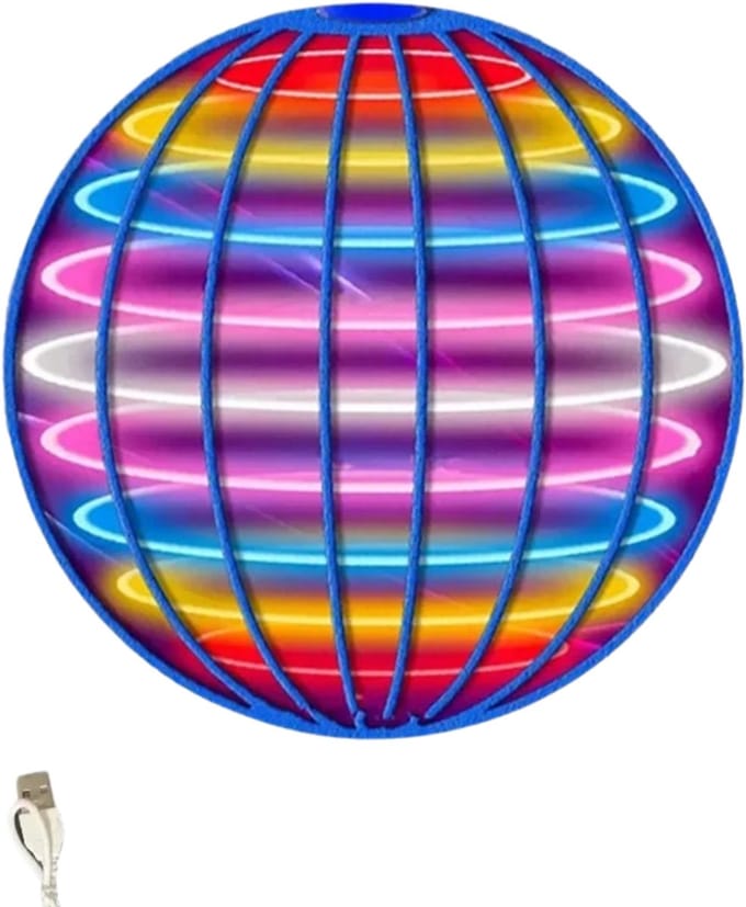 Nivard Flying Ball - Spinner - Magic - Heli - Boomerang - Boomerang Bal - Blauw