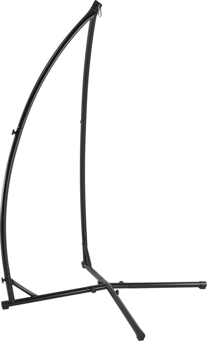 Hangstoel standaard staal 110x110x205 cm zwart