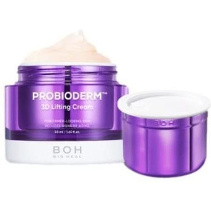 BIOHEAL BOH Probioderm 3D Lifting Crème 50ml + 50ml Gezichtscrème Verstevigend Elasticiteit purple