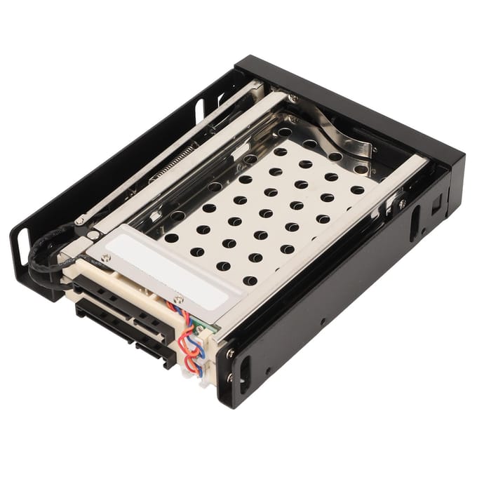 Rack de disque dur interne SATA 2,5 pouces SATA IIIIII sans plateau, débit maximal de 6 Gbit/s, échange à chaud 2,5 pouces sans plateau black