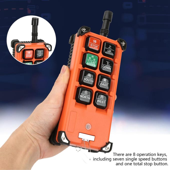 380V Industriële Radio Draadloze Afstandsbediening Zender&Ontvanger F21E1B