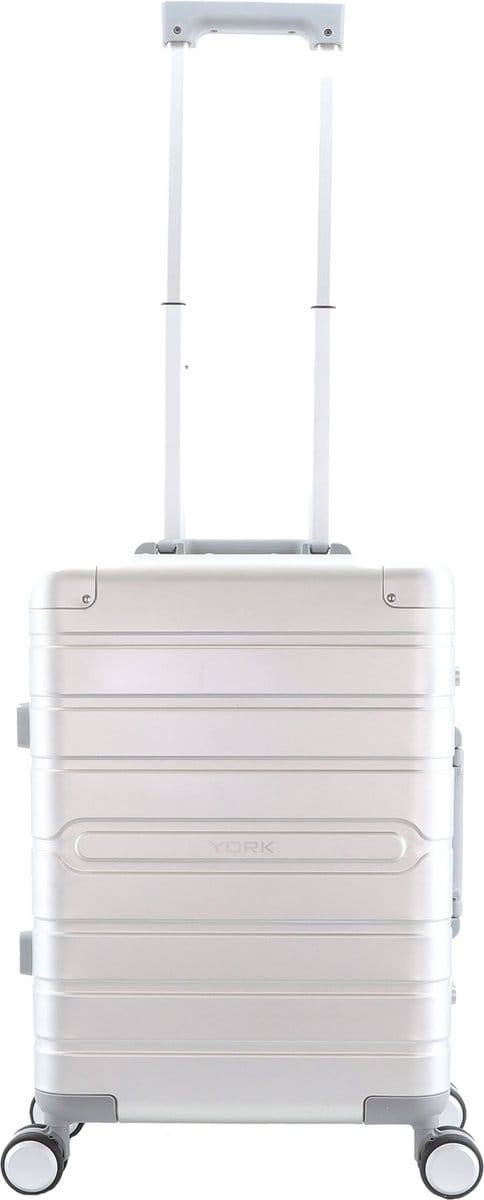 York Harde Handbagagekoffer 54 cm - Small - Zilver - Zilver / Small