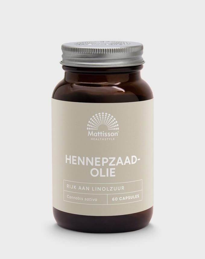 Mattisson - Hennepzaadolie 1000mg - 60 capsules