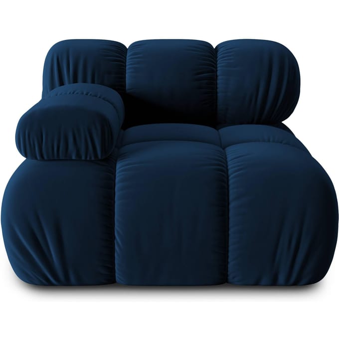 Modulair-hoekelement Tropea links velvet | Milo Casa