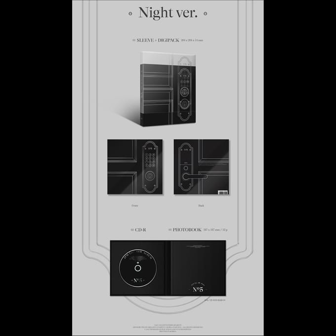 14.00 uur - Het 5e album nr. 5 opnieuw ontworpen RANDOM 1PCS gray