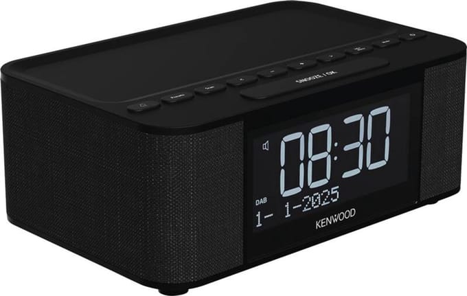 Kenwood CR-ST55DAB – Compacte DAB+ wekkerradio met Bluetooth, USB en verrassend krachtig stereogeluid - Zwart