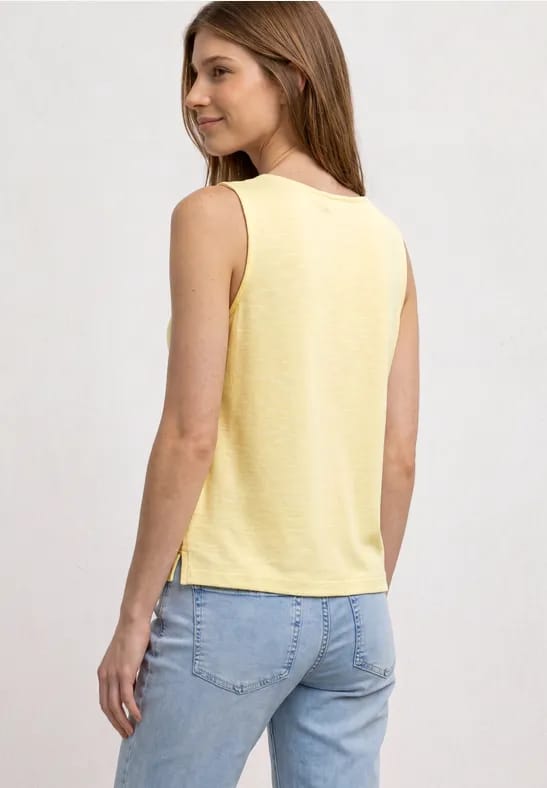 Top met boothals en schouderdetail