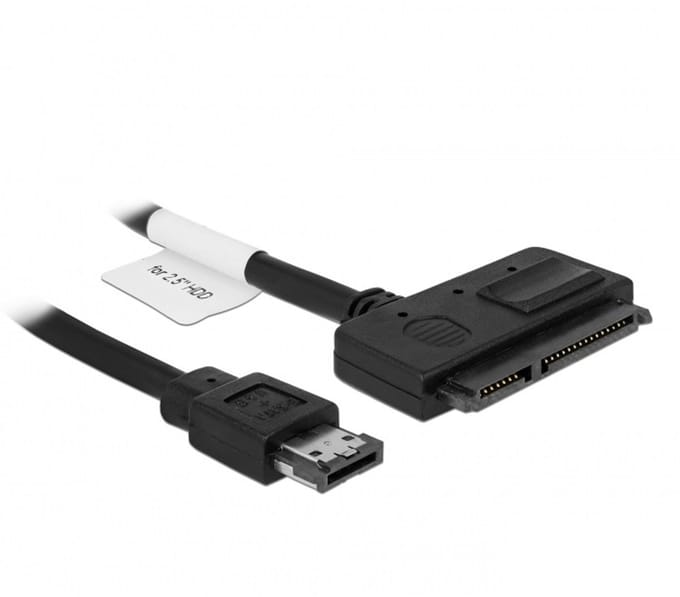Delock - eSATA naar SATA kabel - 0.5 meter