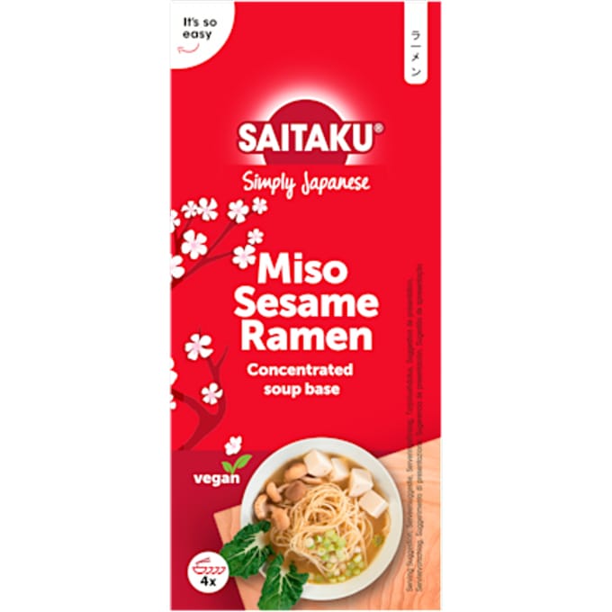 Miso sesame ramen 4x 50 gram