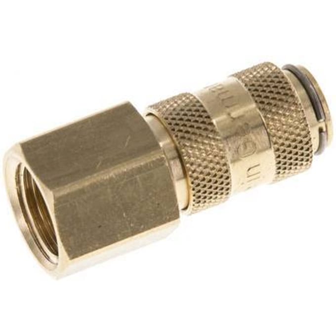Messing DN 2.7 (Micro) Luchtkoppeling Snelkoppeling G 1/8 inch Binnendraad