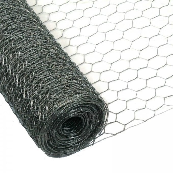Kippengaas 25mm 0,80mm 75cm x 10m Verzinkt.