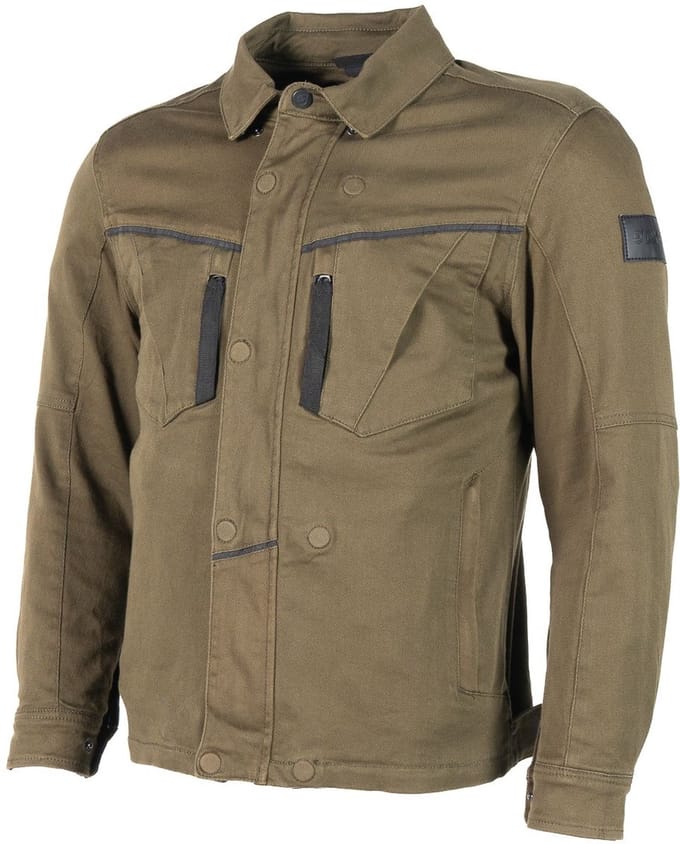 MOTOBLOUZ Motorjas BRUCE Mannen| Zomer|Khaki M CE-gekeurd