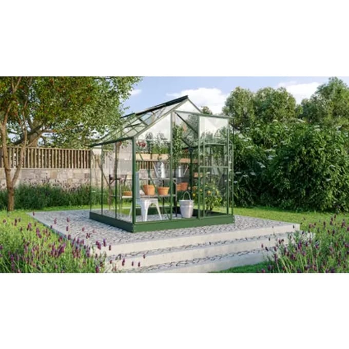 Vitavia Kweekkas Triton 3800 - Veiligheidsglas 3mm - Smaragd - 198x193x207cm