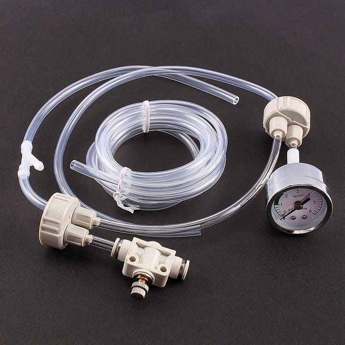 Kit Générateur de CO2 Plantes Aquatiques d'Aquarium Système de Génération de CO2 DIY gray